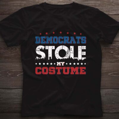 Alternative view of Democrats Stole My Costume T-Shirt - Funny Presidential Election Shirt