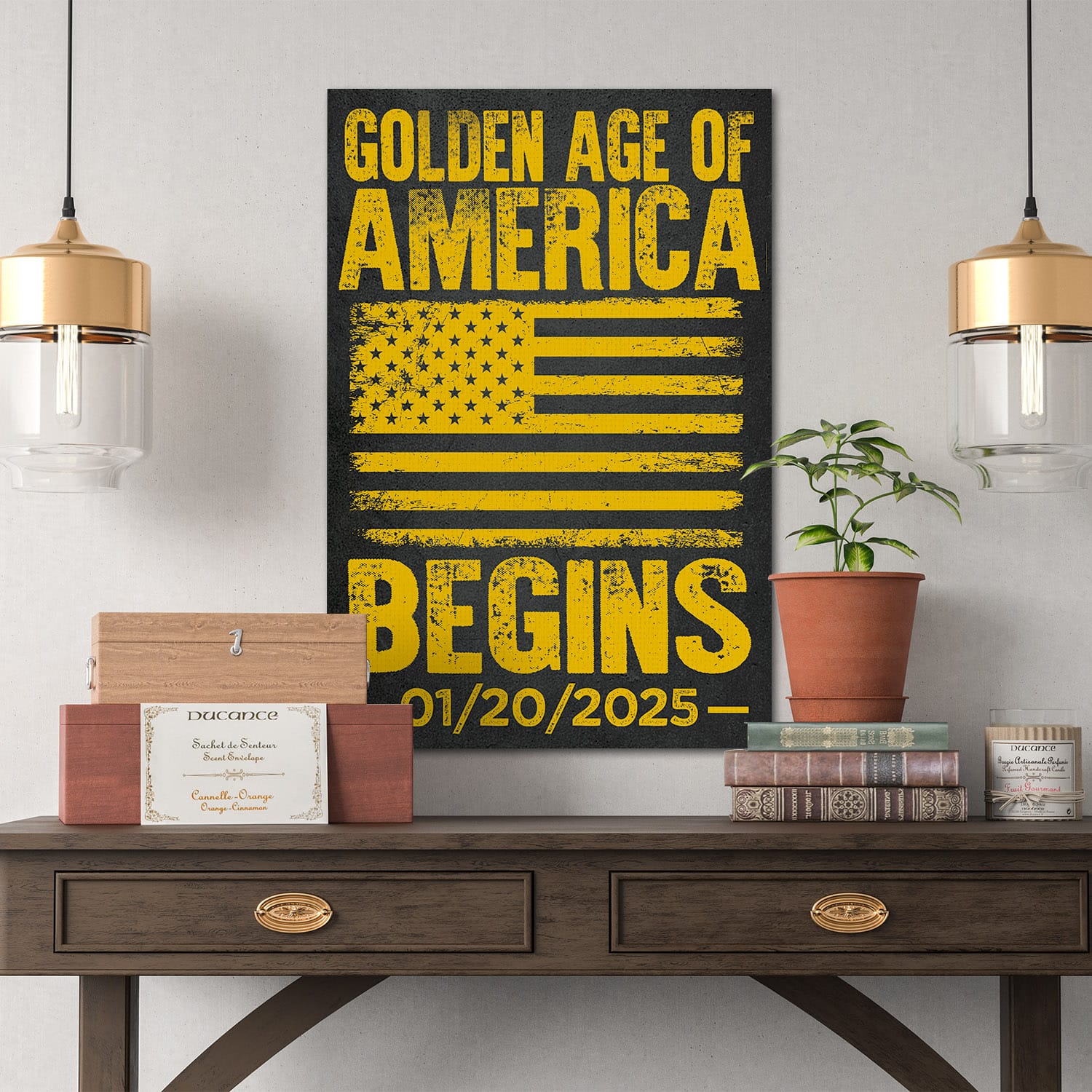 Vintage Poster Mockup by Anthony Boyd Graphics