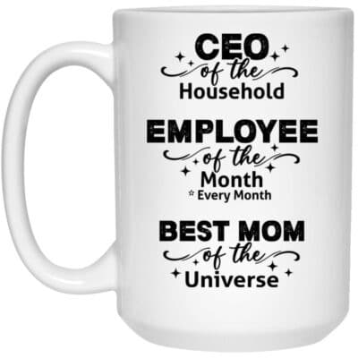 15 oz. White Mug