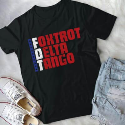 Foxtrot Delta Tango T-Shirt - Funny Foxtrots Delta Tangos V-Neck Shirt