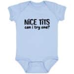 4424 Infant Fine Jersey Bodysuit, Light Blue, Infant Fine Jersey Bodysuit