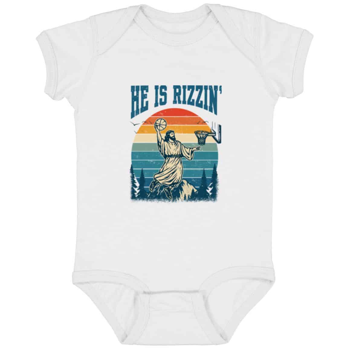 Infant Baby Bodysuit, White, Infant Baby Bodysuit