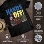 9VT. Trump Hands Off shirt mk7