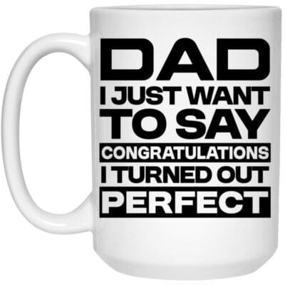 15 oz. White Mug