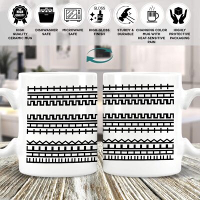 Alternative view of Fuck This Shit Funny Mug - Hidden Message Coffee Cup - Beer Stein - Color Changing Mug