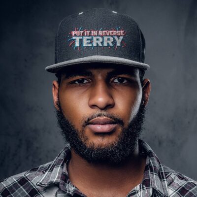 Alternative view of Put It In Reverse Terry Funny 4th Of July Embroidered Twill Hat Adjustable Cap For Men Women