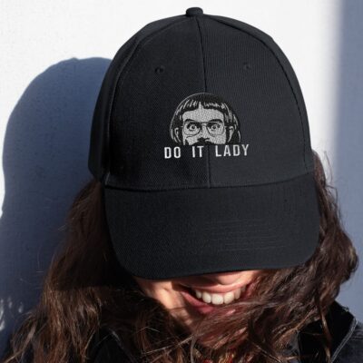 Do It Lady Funny Chit Humour Embroidered Twill Hat Adjustable Cap For Men Women