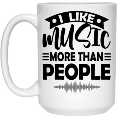 15 oz. White Mug