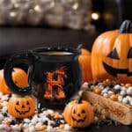 Personalized Name Ceramic Cauldron Coffee Mug - Custom Halloween Witchy Gifts For Besties, Sisters, BFF, Family - Witch Cauldron Mug