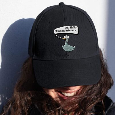 Oh Hello Kindergarteners Funny Teacher Back To School Gifts Embroidered Twill Hat Adjustable Cap For Men Women