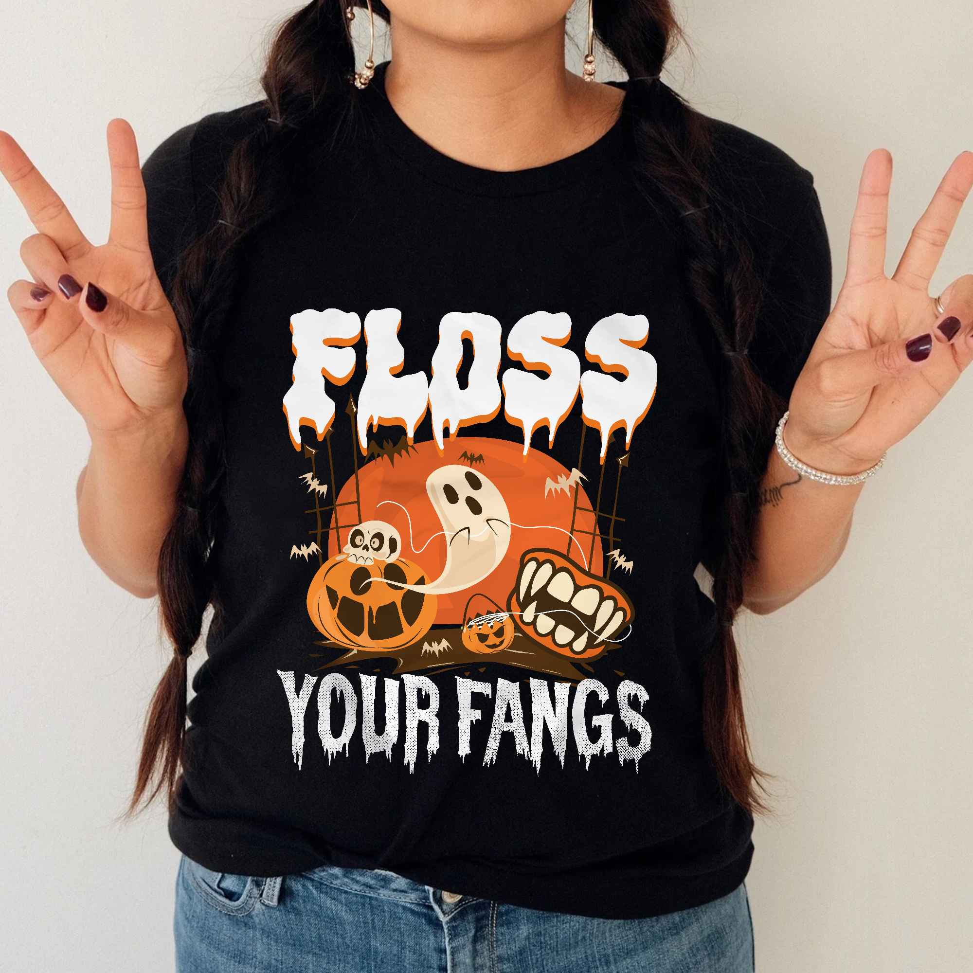 17VT. Floss Your Fangs shirt mk1