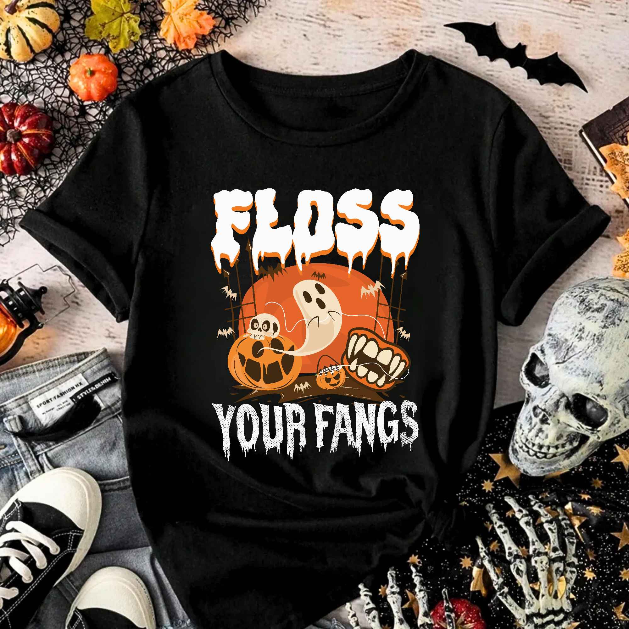 17VT. Floss Your Fangs shirt mk2