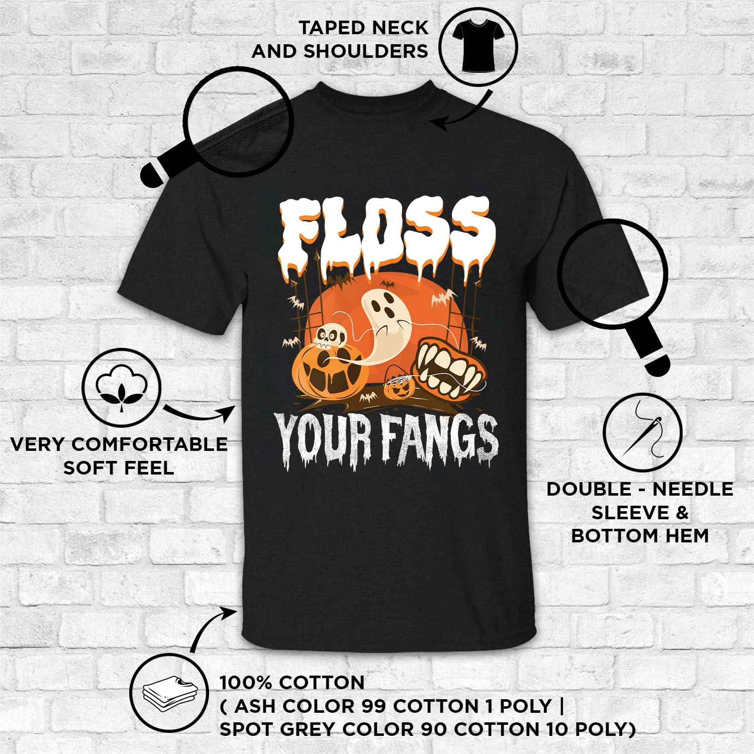 17VT. Floss Your Fangs shirt mk5
