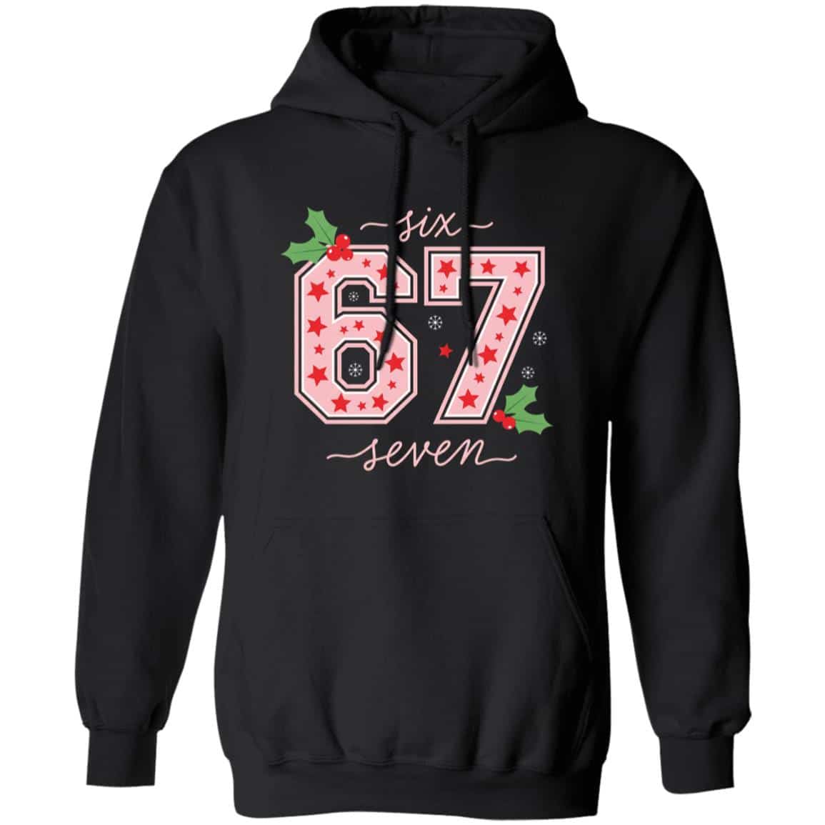 Fun Six Seven 67 Meme Christmas Hoodie - Long Sleeve - Sweatshirt, Black, Hoodie Fun Six Seven 67 Meme Christmas Hoodie - Long Sleeve - Sweatshirt, Black, Hoodie