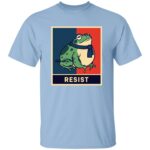 Portland Frog Protest Resist Activist T-Shirt - V-Neck Shirt, Light Blue, Unisex T-Shirt Portland Frog Protest Resist Activist T-Shirt - V-Neck Shirt, Light Blue, Unisex T-Shirt