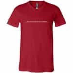 Will You Come to My Cottage This Summer T-Shirt - V-Neck Shirt, Canvas Red, V-Neck T-Shirt Will You Come to My Cottage This Summer T-Shirt - V-Neck Shirt, Canvas Red, V-Neck T-Shirt