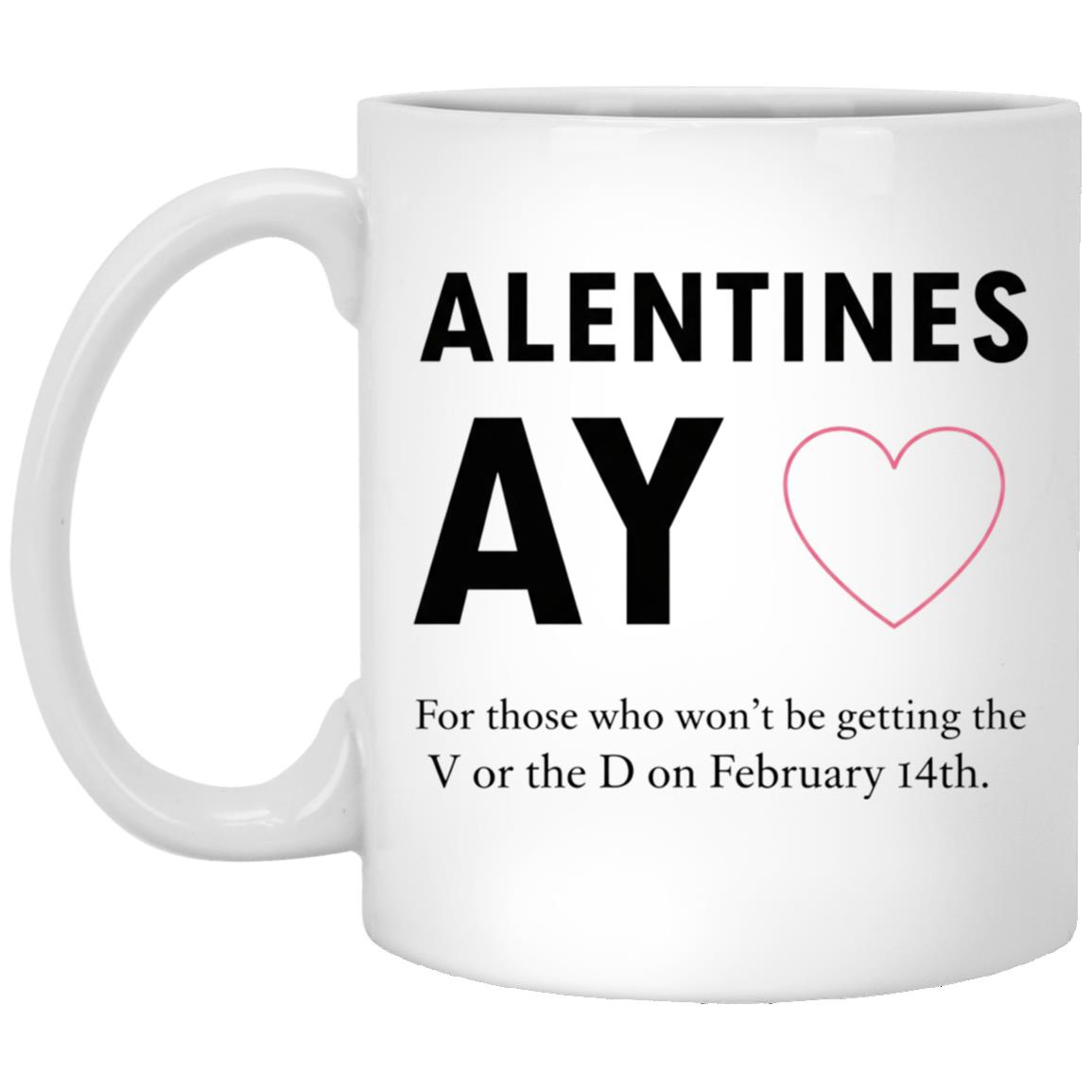 Alentines Ay V or D Funny Valentine Coffee Mug - Color Changing Mug, White, 11 oz. White Mug Alentines Ay V or D Funny Valentine Coffee Mug - Color Changing Mug, White, 11 oz. White Mug