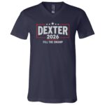Dexter 2026 T-Shirt - V-Neck Shirt, Navy, V-Neck T-Shirt Dexter 2026 T-Shirt - V-Neck Shirt, Navy, V-Neck T-Shirt