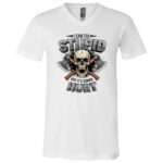 I Can't Fix Stupid But It's Gonna Hurt T-Shirt - V-Neck Shirt, White, V-Neck T-Shirt I Can't Fix Stupid But It's Gonna Hurt T-Shirt - V-Neck Shirt, White, V-Neck T-Shirt
