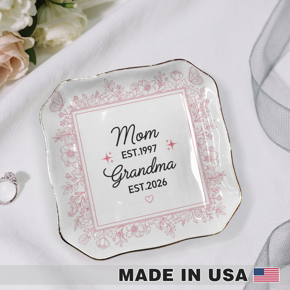 Mom Grandma Dish Pink MK 2