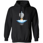 Artemis II Back to the Moon 2026 Hoodie - Sweatshirt - Long Sleeve, Black, Hoodie