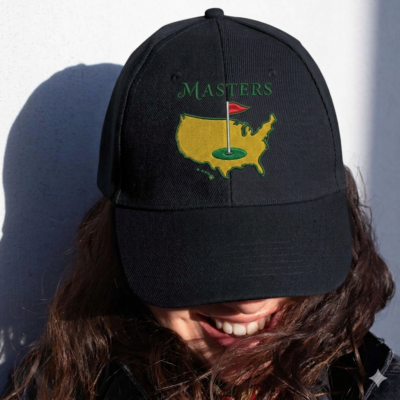 Masters Golf Embroidered Golf Cap - Vintage Sport Hat - Augusta Inspired Tournament Hat
