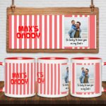 Lucky Dad Full Print Mug Red