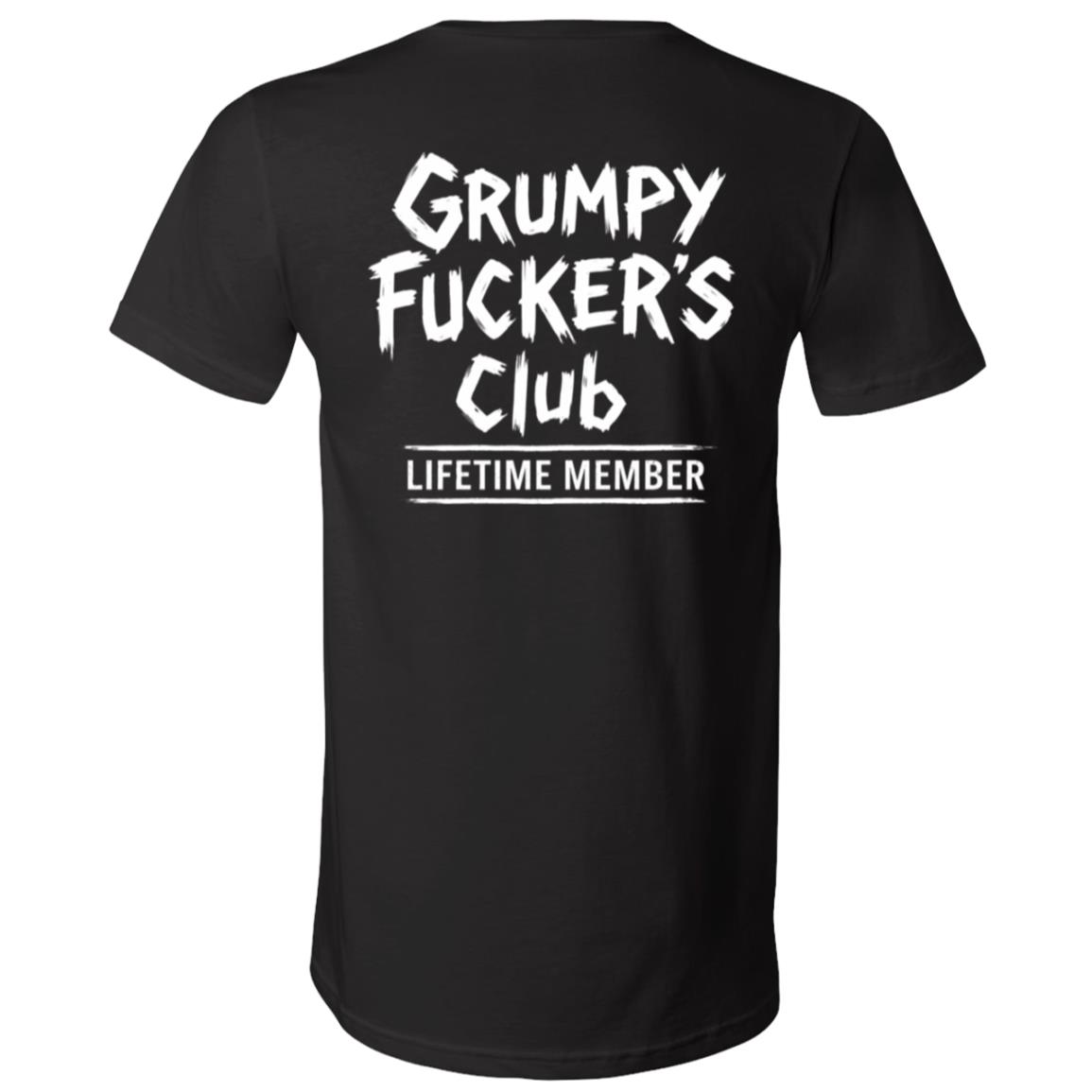 Grumpy Fucker’s Club Lifetime Member Shirt, Funny Sarcastic Adult Humor V-Neck T-Shirt, Grumpy Gift Tee, Black, V-Neck T-Shirt Grumpy Fucker’s Club Lifetime Member Shirt, Funny Sarcastic Adult Humor V-Neck T-Shirt, Grumpy Gift Tee, Black, V-Neck T-Shirt