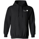 Personalized Embroidered Father Papa Sweatshirt, Father's Day Gift, New Dad Gift,, Black, Hoodie