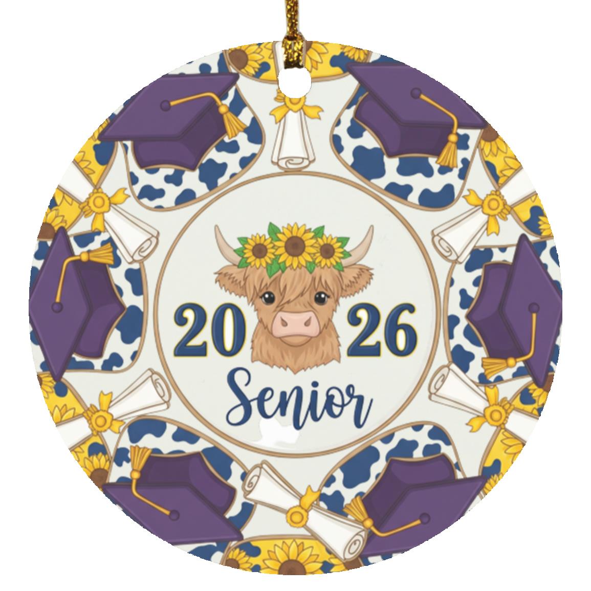 SUBORNC Circle Ornament, White, Circle Ornament