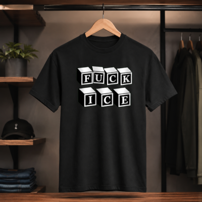 Alternative view of Fuck ICE Shirt, Anti ICE Protest T-Shirt, Immigration Rights Political Graphic Tee