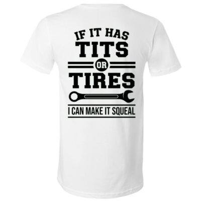 2, White, V-Neck T-Shirt