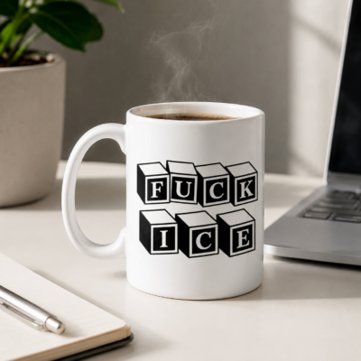 Alternative view of Fuck ICE Mug, Anti ICE Color Changing Mug, Political Protest Coffee Cup, Immigration Rights Activist Gift