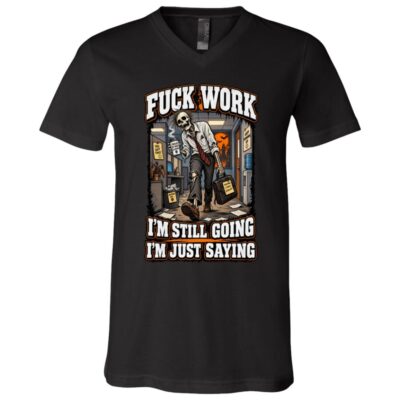 Bella + Canvas Unisex Jersey SS V-Neck T-Shirt, Black, V-Neck T-Shirt