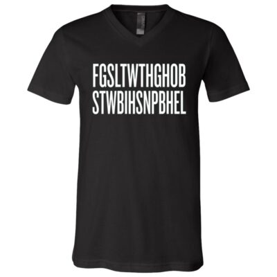 Bella + Canvas Unisex Jersey SS V-Neck T-Shirt, Black, V-Neck T-Shirt