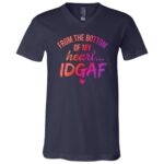 Bella + Canvas Unisex Jersey SS V-Neck T-Shirt, Navy, V-Neck T-Shirt Bella + Canvas Unisex Jersey SS V-Neck T-Shirt, Navy, V-Neck T-Shirt