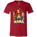 Custom Halloween Mama Shirt, Personalized Horror Character Tee, Spooky Mom T-Shirt, Creepy Halloween Graphic Shirt,, Canvas Red, V-Neck T-Shirt Custom Halloween Mama Shirt, Personalized Horror Character Tee, Spooky Mom T-Shirt, Creepy Halloween Graphic Shirt,, Canvas Red, V-Neck T-Shirt