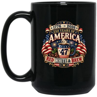 15 oz. Black Mug