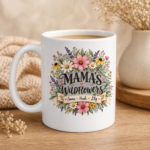 Personalized Mama’s Wildflowers Mug, Custom Kids Names Coffee Cup, Floral Mom Mug, Mother’s Day Gift for Mom - Thumbnail Image 4