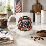 1776–2026 250 Years of America Mug, Red White & Brew Coffee Cup, USA 250th Anniversary Patriotic Mug, America 250 Gift - Thumbnail Image 3