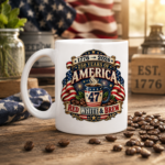 1776–2026 250 Years of America Mug, Red White & Brew Coffee Cup, USA 250th Anniversary Patriotic Mug, America 250 Gift - Thumbnail Image 4