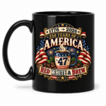 1776–2026 250 Years of America Mug, Red White & Brew Coffee Cup, USA 250th Anniversary Patriotic Mug, America 250 Gift - Thumbnail Image 6