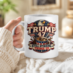 Trump 47 Still Stirring Things Up Coffee Mug, Funny Patriotic Political Mug, Trump Supporter Gift, 11oz 15oz Ceramic Cup - Thumbnail Image 3