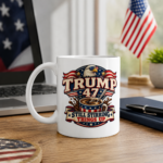 Trump 47 Still Stirring Things Up Coffee Mug, Funny Patriotic Political Mug, Trump Supporter Gift, 11oz 15oz Ceramic Cup - Thumbnail Image 5