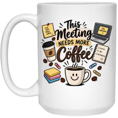 15 oz. White Mug