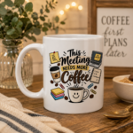 This Meeting Needs More Coffee Mug, Funny Coworker Coffee Cup, Office Humor Gift for Employee Boss - Thumbnail Image 4