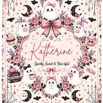 Personalized Pink Ghost Halloween Blanket, Custom Name Spooky Coquette Throw, Cute Ghost Fleece Blanket, White, Cozy Plush Fleece Blanket - 30x40