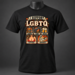 Funny I Support LGBTQ Shirt, Liquor Guns Beer Adult Humor T-Shirt, Sarcastic Drinking Gift - Thumbnail Image 4