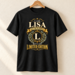 Personalized Name T-Shirt, I May Not Be Perfect But I Am Limited Edition, Custom Initial Front Print Birthday Gift - Thumbnail Image 4