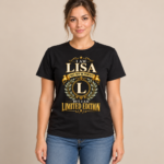 Personalized Name T-Shirt, I May Not Be Perfect But I Am Limited Edition, Custom Initial Front Print Birthday Gift - Thumbnail Image 6